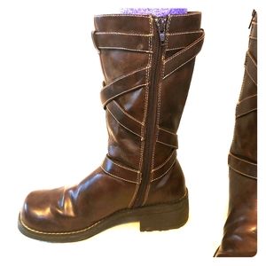 Xhiliration Strappy Boots